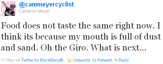 Cameron Meyer - tweet of the week Cameron Meyer - tweet of the week