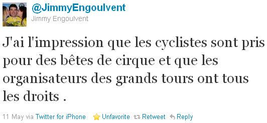 Jimmy Engoulvent - tweet of the week Jimmy Engoulvent - tweet of the week