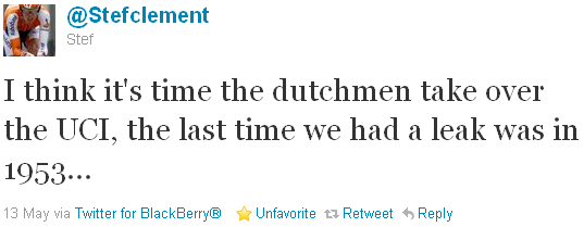 Stef Clement - tweet of the week Stef Clement - tweet of the week