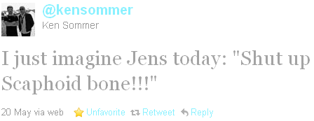 Ken Sommer - tweet of the week Ken Sommer - tweet of the week