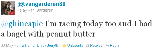 Tejay van Garderen - tweet of the week