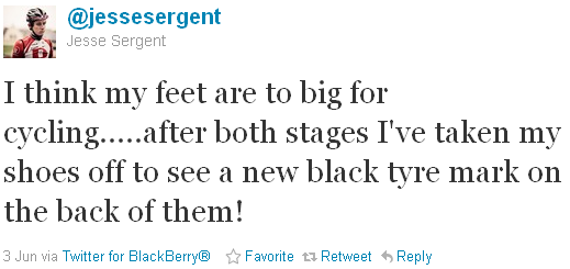 Jesse Sergent - tweet of the week