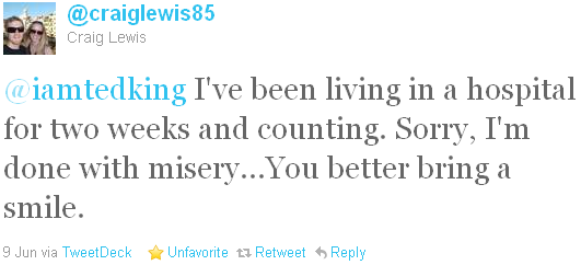 Craig Lewis - tweet of the week Craig Lewis - tweet of the week