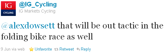 IG Markets - tweet of the week