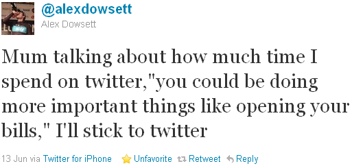 Alex Dowsett - tweet of the week