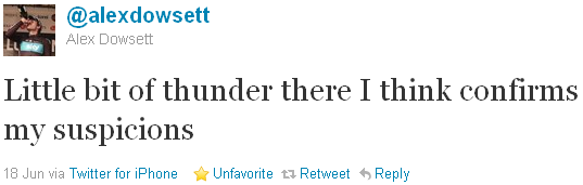 Alex Dowsett - tweet of the week Alex Dowsett - tweet of the week