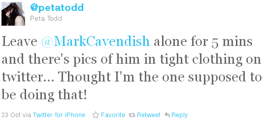 Peta Todd - tweet of the week Peta Todd - tweet of the week