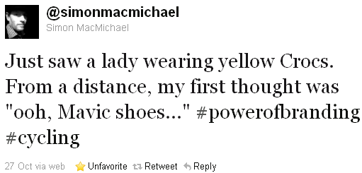 Simon MacMichael - tweet of the week Simon MacMichael - tweet of the week