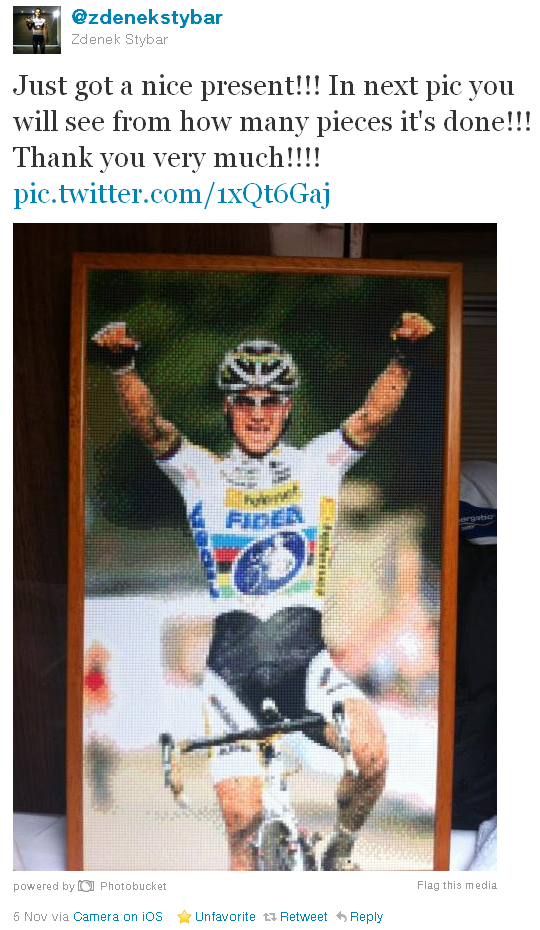 Zdenek Stybar - tweet of the week