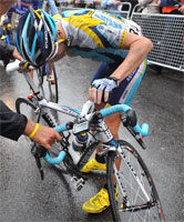 Christopher Horner (Astana), one of the riders in the crash - © Unipublic