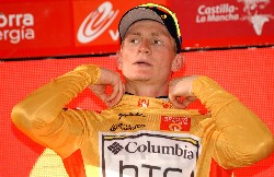 André Greipel, still leading the general classification - © Unipublic