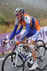 Robert Gesink (Rabobank) lijdt pijn - © Unipublic Robert Gesink (Rabobank) lijdt pijn - © Unipublic