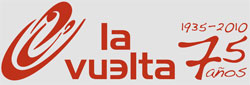 The logo La Vuelta - 75 aos