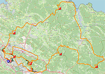 Le parcours de la onzième étape du Tour d'Espagne 2025