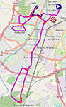 Het parcours van de achtiende etappe van de Ronde van Spanje 2025 Het parcours van de achtiende etappe van de Ronde van Spanje 2025