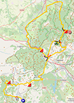 Het parcours van de twintigste etappe van de Ronde van Spanje 2025 Het parcours van de twintigste etappe van de Ronde van Spanje 2025