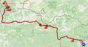 Le parcours de la sixième étape du Tour d'Espagne 2025