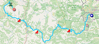 Le parcours de la septième étape du Tour d'Espagne 2025