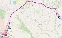 Le parcours de la huitième étape du Tour d'Espagne 2025