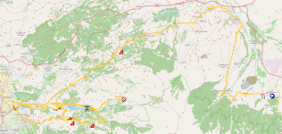 The race route of the twentieth stage of the Tour of Spain 2026 The race route of the twentieth stage of the Tour of Spain 2026