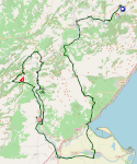 The race route of the fifth stage of the Tour of Spain 2026 The race route of the fifth stage of the Tour of Spain 2026