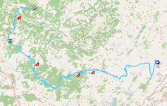 The race route of the seventh stage of the Tour of Spain 2026 The race route of the seventh stage of the Tour of Spain 2026