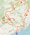 The race route of the ninth stage of the Tour of Spain 2026 The race route of the ninth stage of the Tour of Spain 2026
