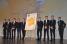 The riders around the map of the Tour de France 2012 (781x)