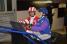 Sylvain Georges, at the start of the horse race (582x)