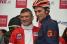 The winner, Bernard Thvenet and his jockey (2) (793x)