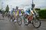 The last riders of the peloton at the start (558x)