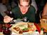 Krzysztof in the restaurant Carr de Sane (288x)