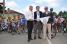 Michel Baup and Paul Poux (Saur-Sojasun) at the start (436x)