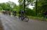 Team Sky leading the peloton (855x)