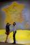 Elsa & Magalie in front of the Tour de France 2013 map (843x)