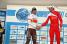 Yauheni Hutarovich (AG2R La Mondiale) congratulates Edwig Cammaerts (431x)