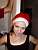 Anne-Ccile with a Christmas hat (333x)