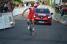 Nicolas Edet (Cofidis) celebrates Nico Sijmens' victory (401x)