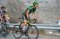 Perrig Quémeneur (Europcar) leading the peloton on the Col de l'Ecre (370x)