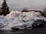 Some of the snow at the car park of the mall (263x)