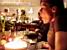 Britta on her birthday with her birthday cake (226x)