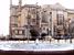 Fountain in front of the statue of Raja Rammohun Roy and an old building (158x)