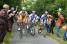 The peloton on the climb Chez Piot (366x)