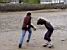 Cédric & Marie playing football (137x)