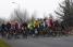 The peloton follows in a slow pace (367x)