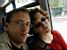Florent & Isabelle in a bus in Warsaw (311x)