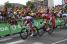 Arnaud Dmare (Groupama-FDJ) takes the sprint victory in Pau ahead of Christophe Laporte (Cofidis) (1249x)