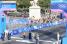 The podium of the womens road race: Kristen Faulkner (United States), Marianne Vos (Netherlands), Lotte Kopecky (Belgium) (1160x)