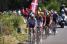 Le groupe de tête de la 9e étape au Suc au May, avec Tom Pidcock, Quinn Simmons et Tobias Johannessen (5x)