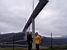 My parents next to the viaduct of Millau (465x)